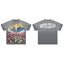 ROUGHPLAY Heavyweight Washed Graphic Tee - Chessboard & Sun Vintage Distressed T-Shirt