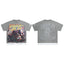 ROUGHPLAY Heavyweight Layered Graphic Tee - Faded Grey Skull & Lightning