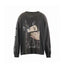 Saint Michael Character Artwork & Text Graphic Sweatshirt
