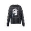 Saint Michael Sacred Love Graphic Print Sweatshirt