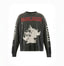 Saint Michael Photo Print & Slogan Typography Sweatshirt