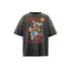 Saint Michael Illustrated Skull Graphic Tee
