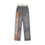 ROUGHPLAY Heavyweight Washed Sweatpants - Orange Side Logo & Double Waistband