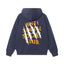 Anti Social Social Club Claw Slash Logo Hoodie - Navy Blue