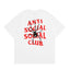 Anti Social Social Club Spider Red Logo T-Shirt - White