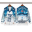 Casablanca Scenic Landscape & Tennis Motif Silk-Style Shirt - White