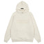 Fog Essentials Cream‑White Oversized Hoodie T‑Tone Chest Logo