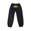 Corteiz Alcatraz Black Sweatpants — Signature Yellow Oval Logo on Relaxed-Fit Joggers