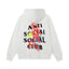 Anti Social Social Club Multi-Color Scribble Logo Hoodie - White