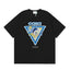 Casablanca Paris Wave & Crocodile Graphic T-Shirt - Black