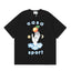 Casablanca Sport Hand & Orange Graphic T-Shirt - Black