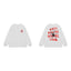 Anti Social Social Club Spider Red Logo Long Sleeve T-Shirt - White