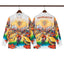 Casablanca City Traffic & Golden Sun Silk-Style Shirt - White / Multi