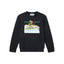 Casablanca Casa Sport Swimming Pool Graphic Sweatshirt - Black