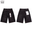 All‑Over Rhinestone Dot Black Denim Shorts