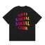 Anti Social Social Club Gradient Rainbow Logo T-Shirt - Black