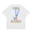 Casablanca Folkloric Blue Rabbit Back Graphic T-Shirt - White
