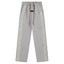 Fog Essentials Light Grey Side‑Stripe Straight‑Leg Casual Sweatpants Streetwear Trousers