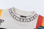 Saint Michael Graffiti Collage & Slogan Print Long Sleeve