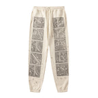 Saint Michael ST334 Grid Panel Graphic Sweatpants
