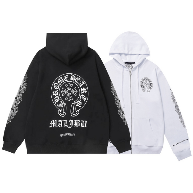 Chrome Hearts New Zip Up Hoodie 8515 Hover Image