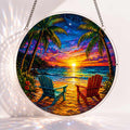 Acrylic Jigsaw Puzzle Suncatcher - Paradise View