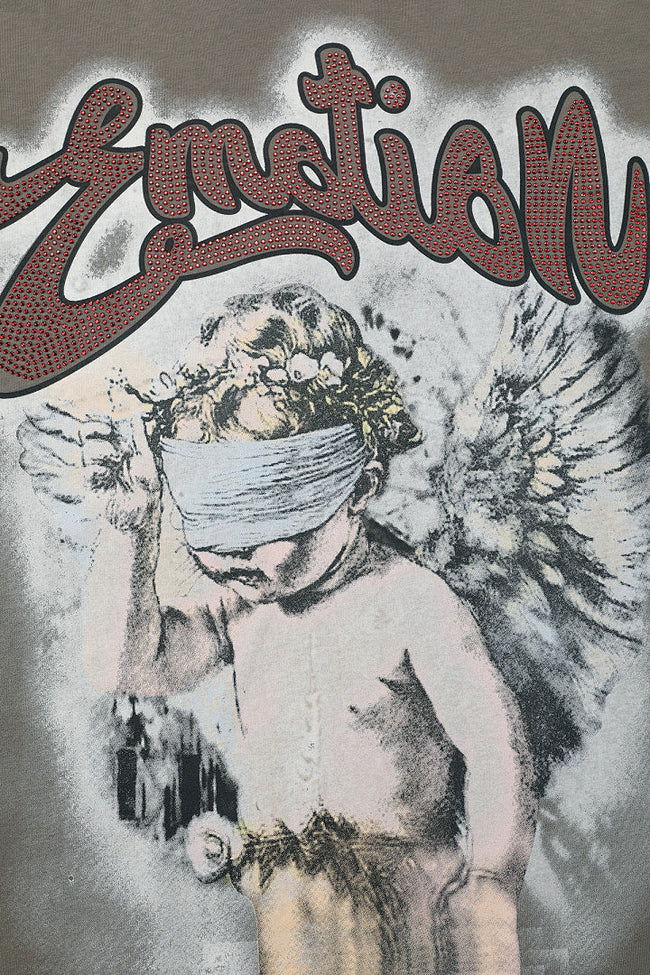 Mixed Emotion Washed Graphic Tee Main Image
