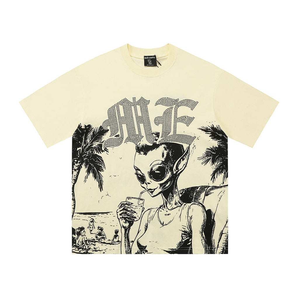 Mixed Emotion Distressed Graphic Tee