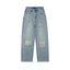 MIXED EMOTION Distressed Relaxed-Fit Denim Jeans