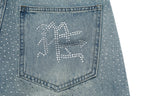 MIXED EMOTION Distressed Relaxed-Fit Denim Jeans