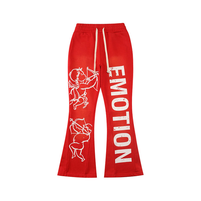 MIXED EMOTION Multi-Panel Graphic Track Pants Hover Image