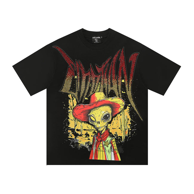 Mixed Emotion Skull Graphic Tee Hover Image