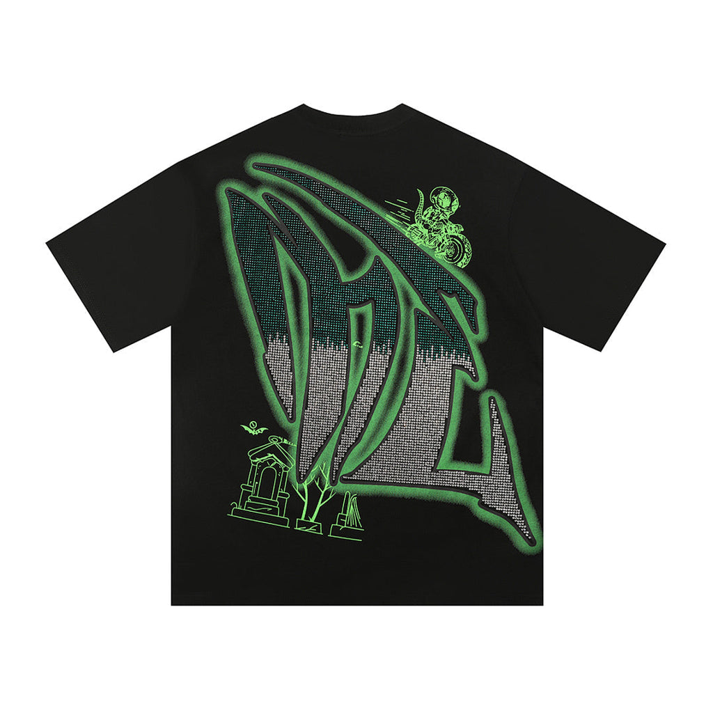 Mixed Emotion Illustrated Graphic Tee