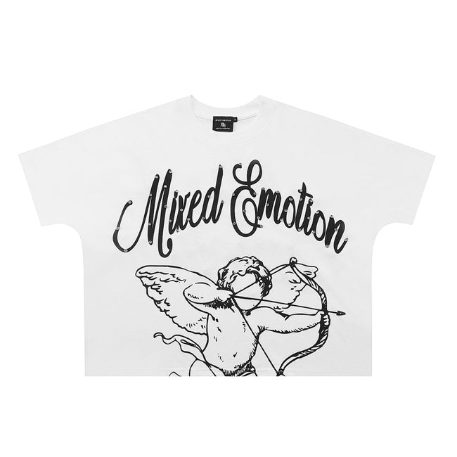 Mixed Emotion Rhinestone Graphic Tee Hover Image