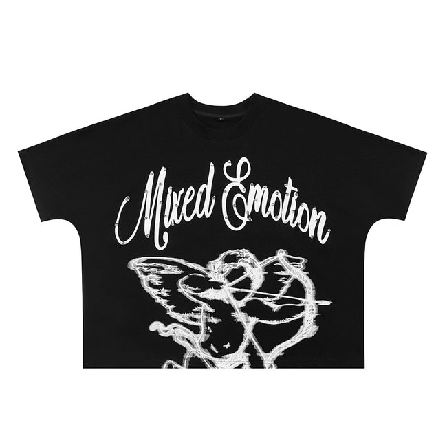 Mixed Emotion Rhinestone Graphic Tee Hover Image