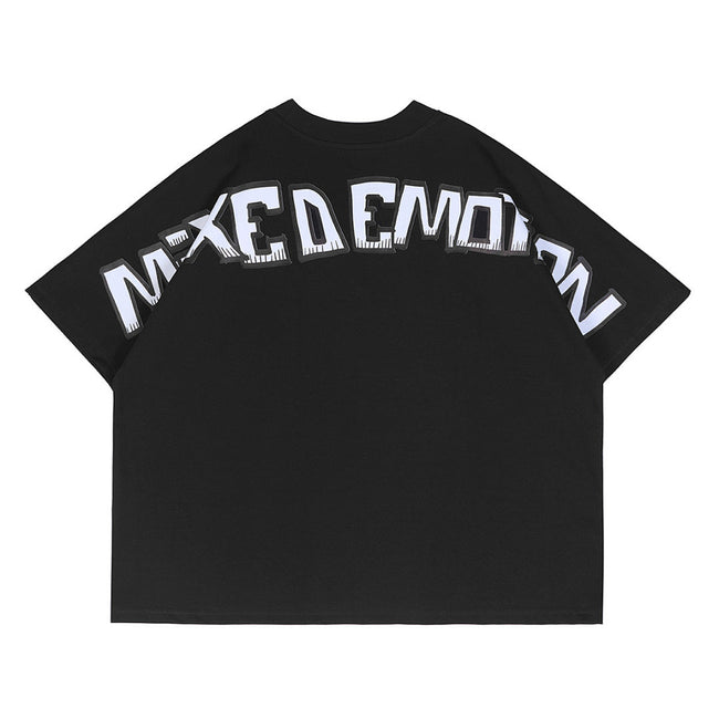 Mixed Emotion Skull Graphic Tee Main Image