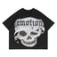 Mixed Emotion Skull Graphic Tee
