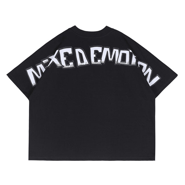 Mixed Emotion Skull Graphic Tee Main Image