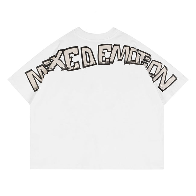 Mixed Emotion Skull Graphic Tee Main Image