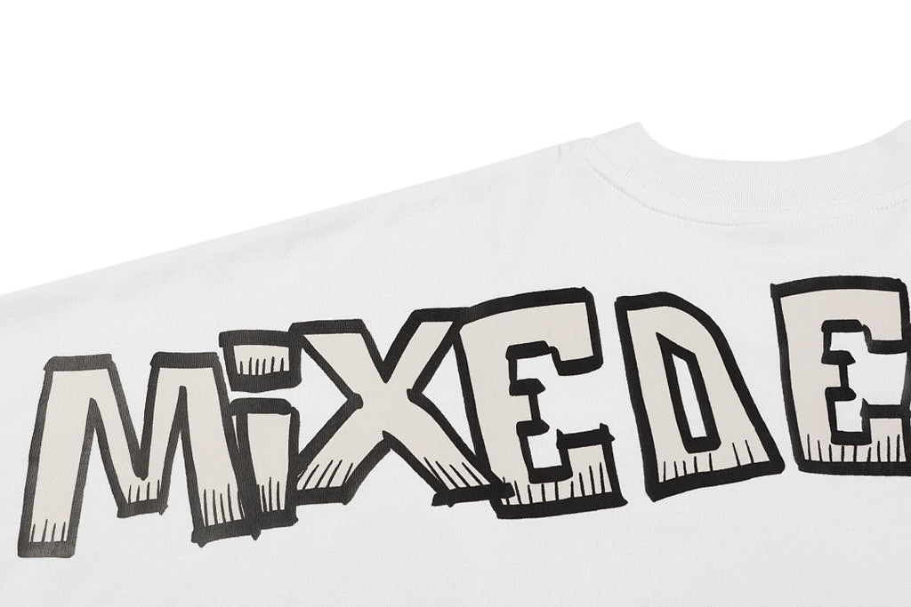 Mixed Emotion Skull Graphic Tee