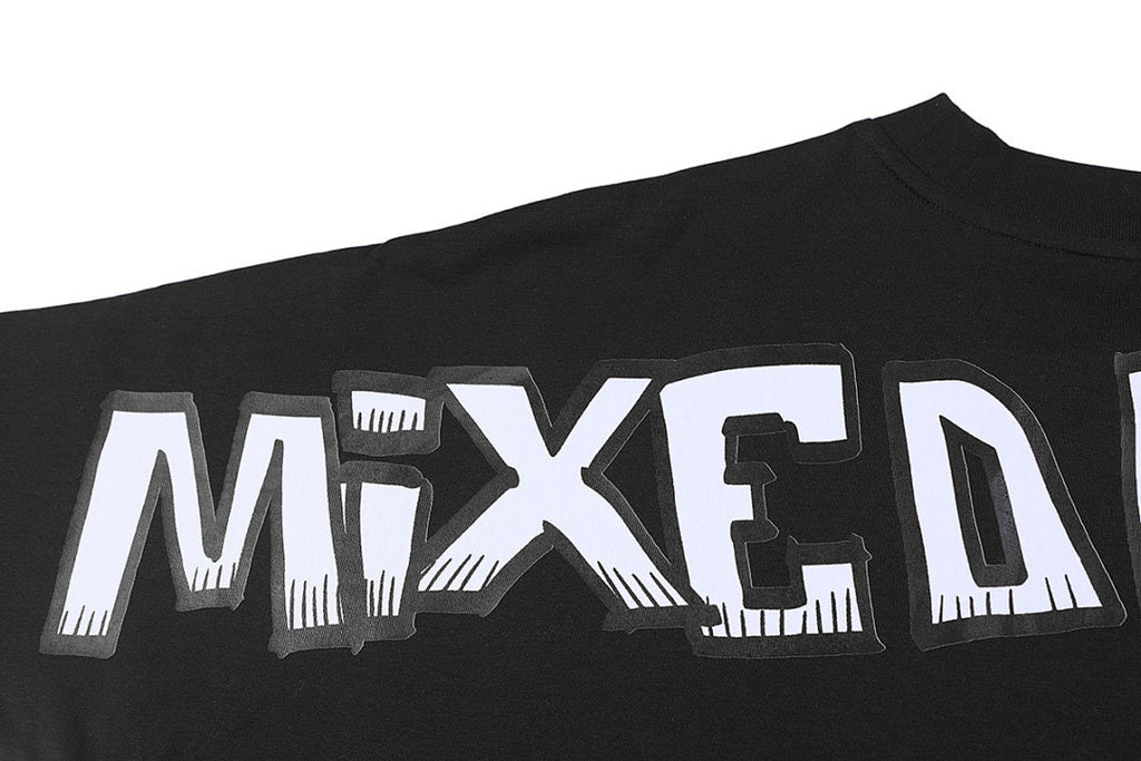 Mixed Emotion Skull Graphic Tee