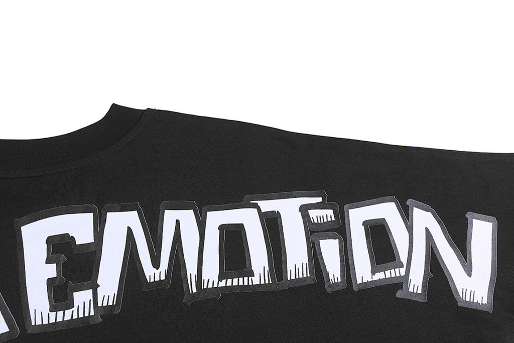 Mixed Emotion Skull Graphic Tee