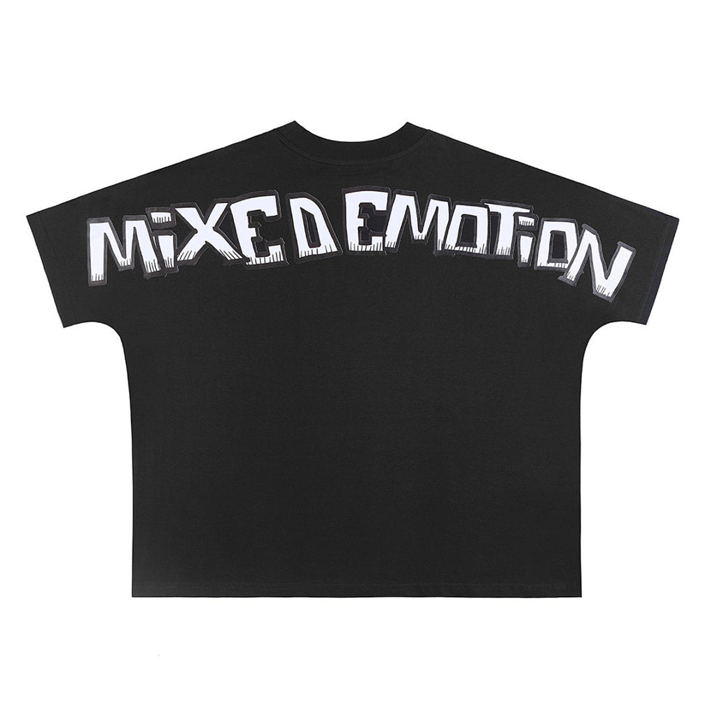 Mixed Emotion Skull Graphic Tee