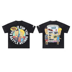 ROUGHPLAY Heavyweight Graphic Tee - Cartoon Duo TV Graphic