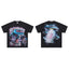 JELLYBEAN Alien VR Galaxy Graphic Oversized T‑Shirt