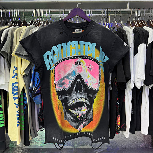 ROUGHPLAY Heavyweight Distressed Graphic Tee