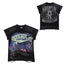 ROUGHPLAY Heavyweight Distressed Graphic Tee - Neon Bolt & Pink Classic Car