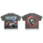 ROUGHPLAY Heavyweight Layered Graphic Tee - Apocalyptic Blimp & Mohawk Skull