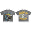 ROUGHPLAY Heavyweight Layered Graphic Tee - Electric Guitarist & Yellow Globe