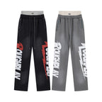 ROUGHPLAY Heavyweight Washed Sweatpants - Lightning Bolt Logo & Double Waistband